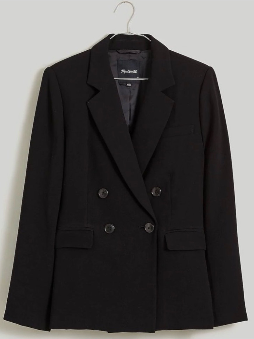 Madewell Rosedale Blazer In Crepe